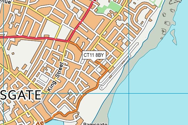 CT11 8BY map - OS VectorMap District (Ordnance Survey)