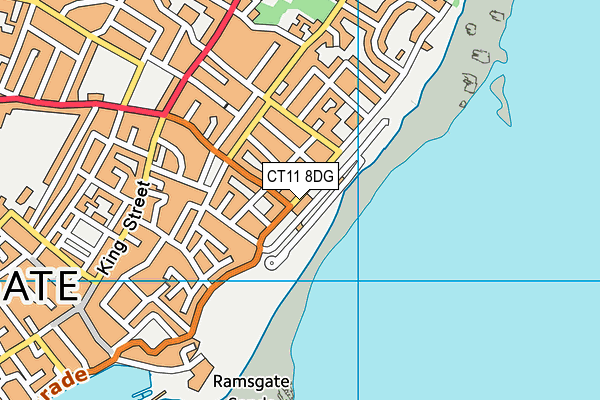 CT11 8DG map - OS VectorMap District (Ordnance Survey)