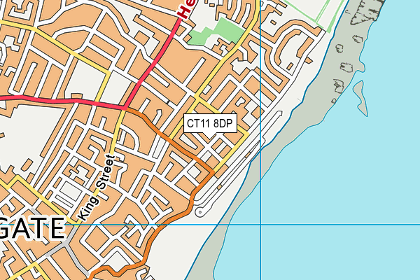 CT11 8DP map - OS VectorMap District (Ordnance Survey)