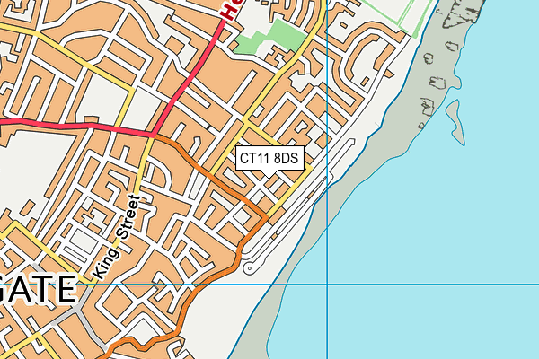 CT11 8DS map - OS VectorMap District (Ordnance Survey)