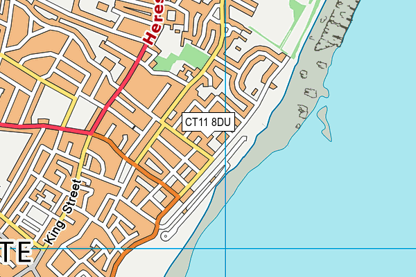 CT11 8DU map - OS VectorMap District (Ordnance Survey)