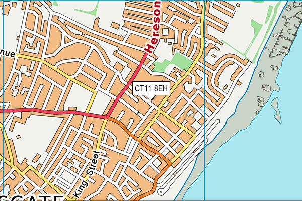 CT11 8EH map - OS VectorMap District (Ordnance Survey)