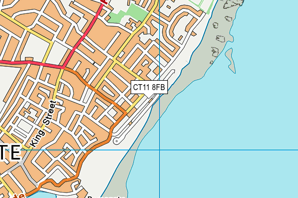 CT11 8FB map - OS VectorMap District (Ordnance Survey)