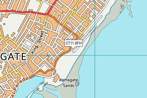 CT11 8FH map - OS VectorMap District (Ordnance Survey)