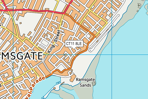 CT11 8LE map - OS VectorMap District (Ordnance Survey)