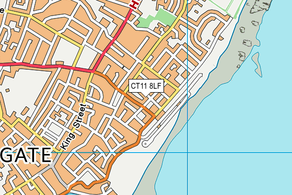 CT11 8LF map - OS VectorMap District (Ordnance Survey)