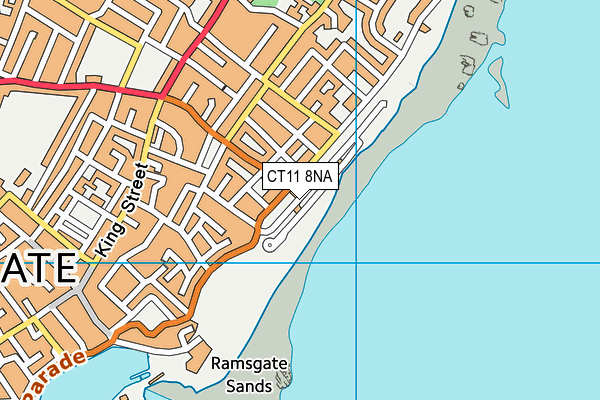 CT11 8NA map - OS VectorMap District (Ordnance Survey)