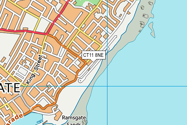 CT11 8NE map - OS VectorMap District (Ordnance Survey)