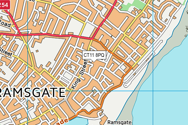 CT11 8PQ map - OS VectorMap District (Ordnance Survey)