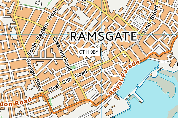 CT11 9BY map - OS VectorMap District (Ordnance Survey)