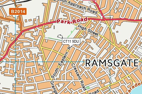 CT11 9DU map - OS VectorMap District (Ordnance Survey)