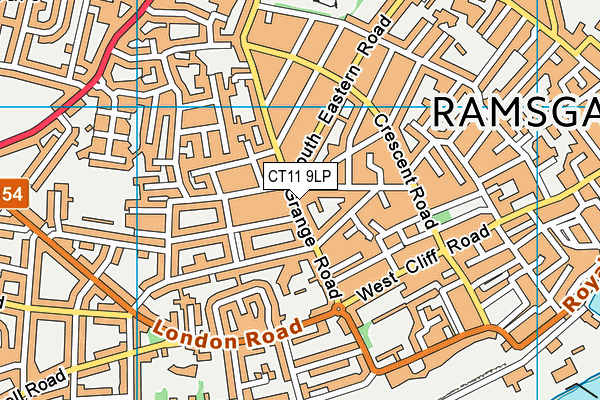 CT11 9LP map - OS VectorMap District (Ordnance Survey)