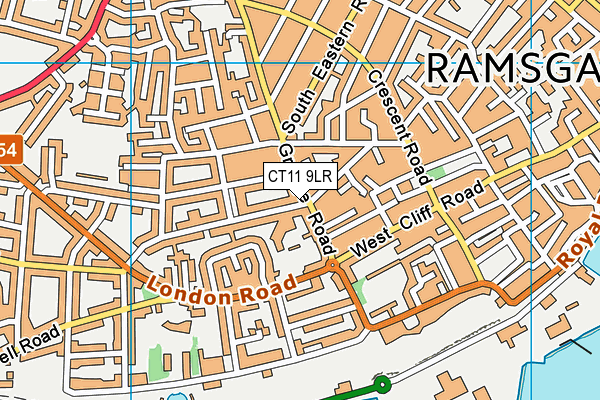 CT11 9LR map - OS VectorMap District (Ordnance Survey)