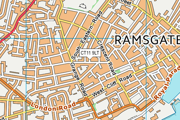 CT11 9LT map - OS VectorMap District (Ordnance Survey)