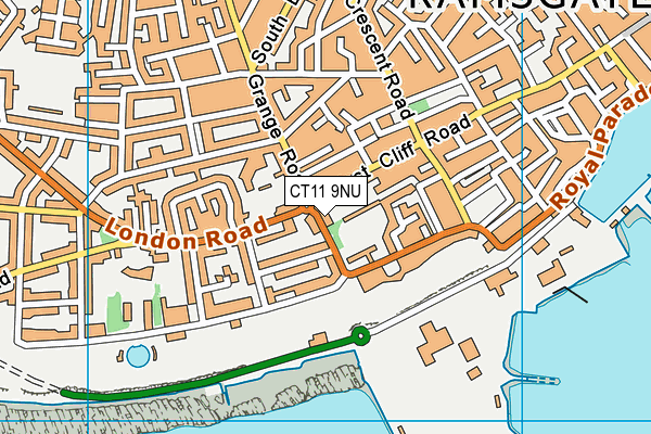 CT11 9NU map - OS VectorMap District (Ordnance Survey)
