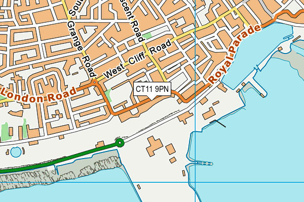 CT11 9PN map - OS VectorMap District (Ordnance Survey)