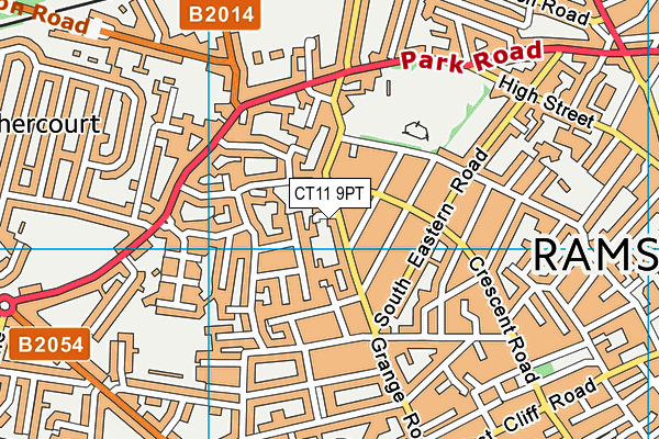 CT11 9PT map - OS VectorMap District (Ordnance Survey)