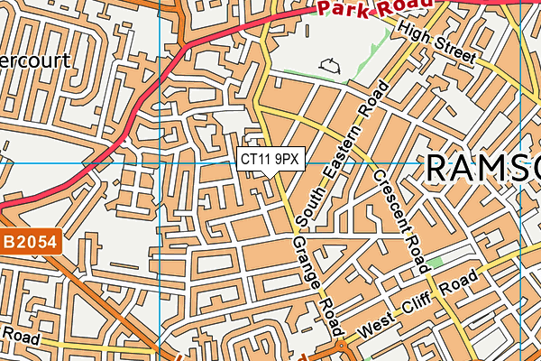 CT11 9PX map - OS VectorMap District (Ordnance Survey)