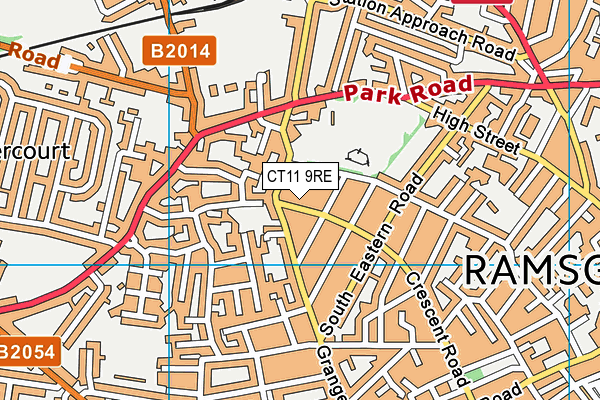 CT11 9RE map - OS VectorMap District (Ordnance Survey)