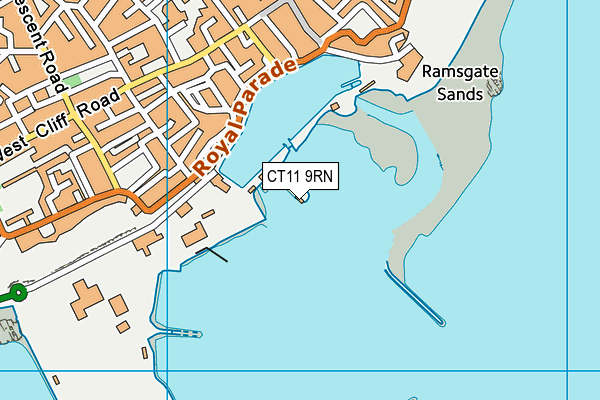 CT11 9RN map - OS VectorMap District (Ordnance Survey)