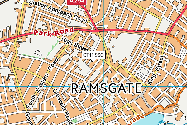 CT11 9SQ map - OS VectorMap District (Ordnance Survey)