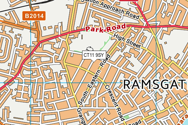 CT11 9SY map - OS VectorMap District (Ordnance Survey)