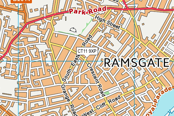 CT11 9XP map - OS VectorMap District (Ordnance Survey)