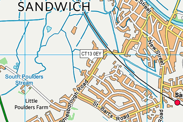 Map of KEATES WILDERS CATERING LTD at district scale
