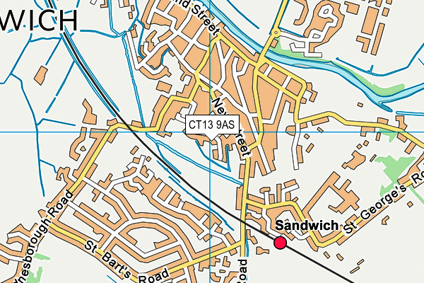 Map of WHITEFRIARS FLATS (SANDWICH) LIMITED at district scale