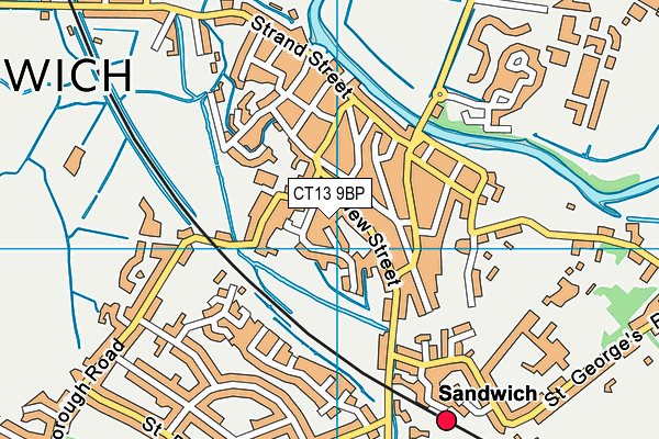 CT13 9BP map - OS VectorMap District (Ordnance Survey)