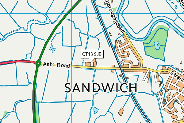 Map of SANDWICH VETERINARY CENTRE LIMITED at district scale