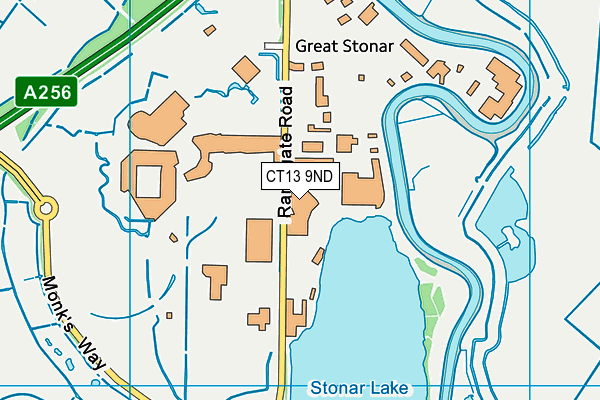Map of BLONDE LIMITED at district scale