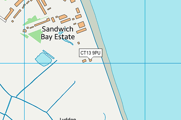 CT13 9PU map - OS VectorMap District (Ordnance Survey)