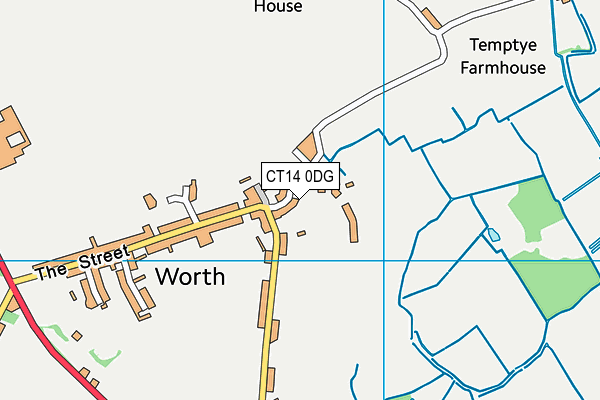 Map of PACKWOOD KERR LTD at district scale