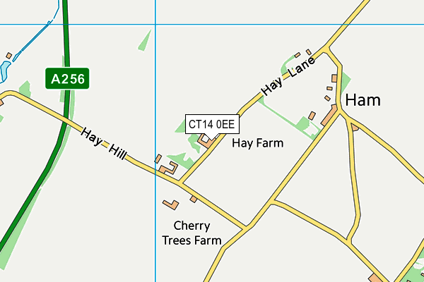 CT14 0EE map - OS VectorMap District (Ordnance Survey)
