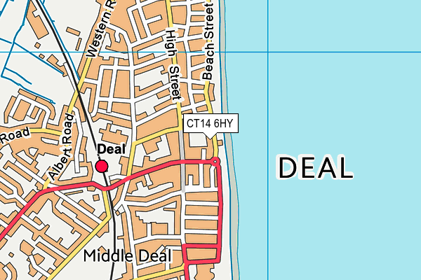 Map of DEAL CATERING LTD at district scale