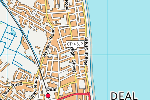 CT14 6JP map - OS VectorMap District (Ordnance Survey)