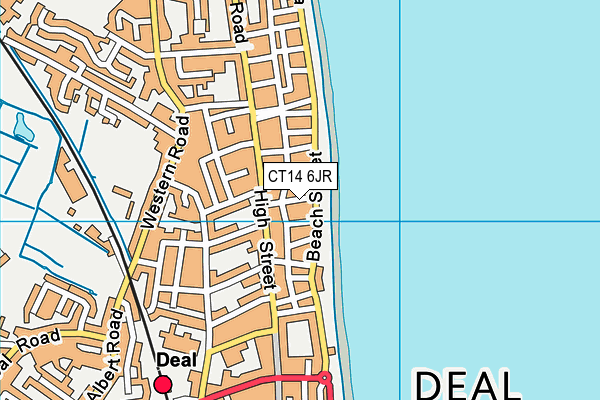 CT14 6JR map - OS VectorMap District (Ordnance Survey)