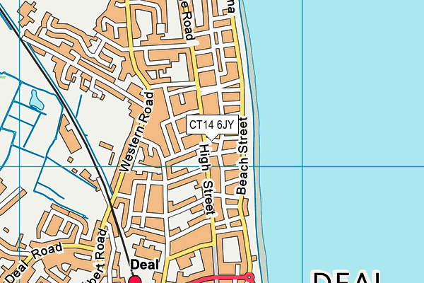 CT14 6JY map - OS VectorMap District (Ordnance Survey)