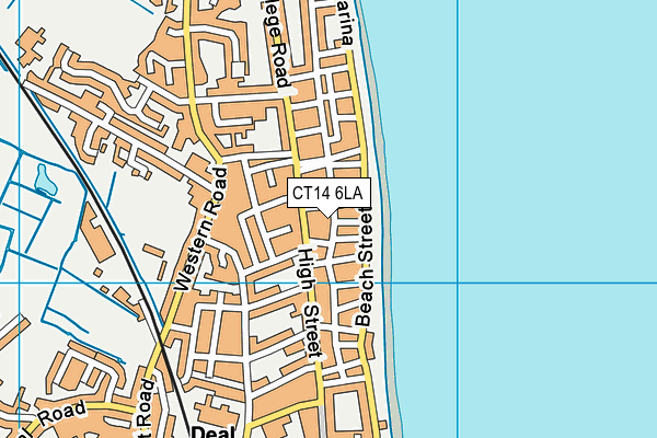 CT14 6LA map - OS VectorMap District (Ordnance Survey)