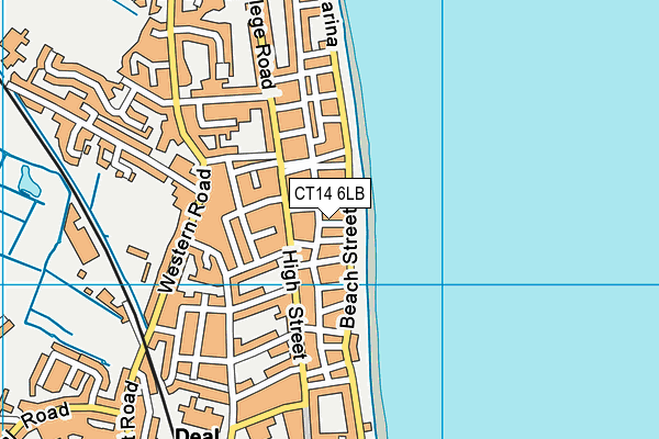 CT14 6LB map - OS VectorMap District (Ordnance Survey)