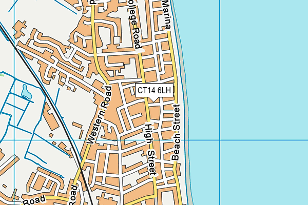 CT14 6LH map - OS VectorMap District (Ordnance Survey)