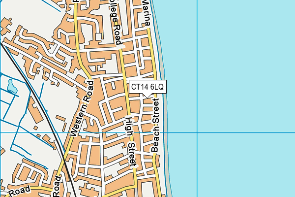 CT14 6LQ map - OS VectorMap District (Ordnance Survey)