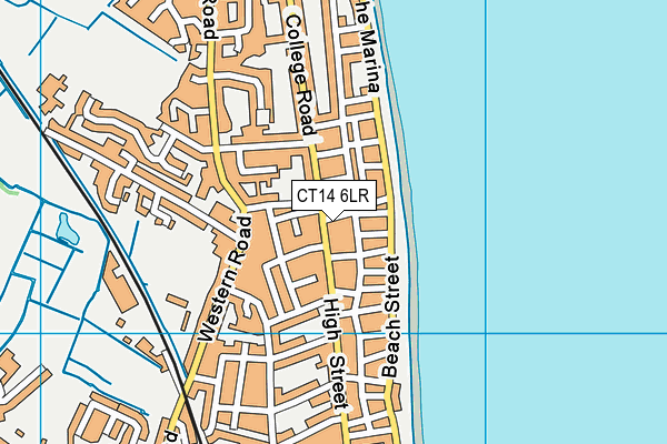 CT14 6LR map - OS VectorMap District (Ordnance Survey)