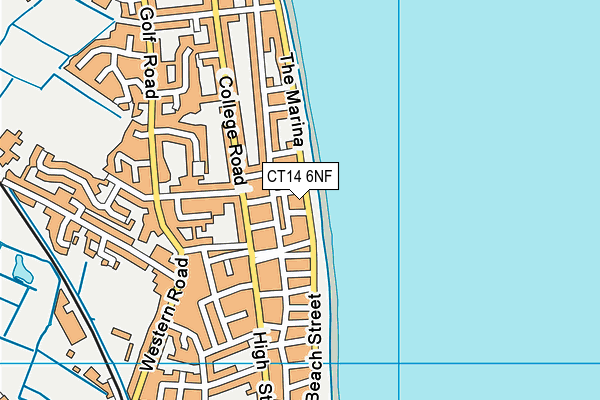 CT14 6NF map - OS VectorMap District (Ordnance Survey)