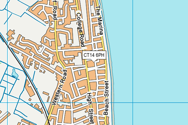 CT14 6PH map - OS VectorMap District (Ordnance Survey)