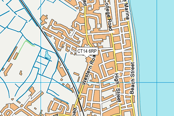 CT14 6RP map - OS VectorMap District (Ordnance Survey)