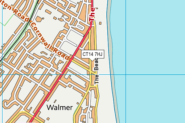 Map of 24 THE BEACH WALMER LIMITED at district scale