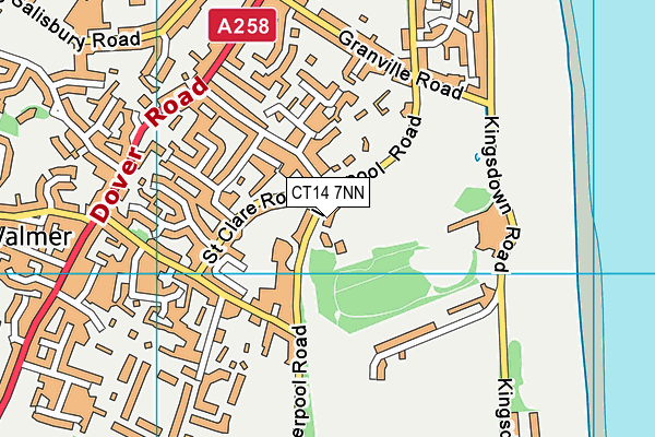 CT14 7NN map - OS VectorMap District (Ordnance Survey)