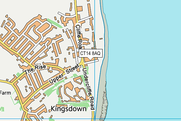 CT14 8AQ map - OS VectorMap District (Ordnance Survey)